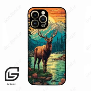 قاب گوشی آیفون 14 پرو (Iphone 14 Pro ) طرح گوزن کد 2471