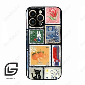 قاب گوشی آیفون 14 پرو (Iphone 14 Pro ) طرح تمبر کد 2603