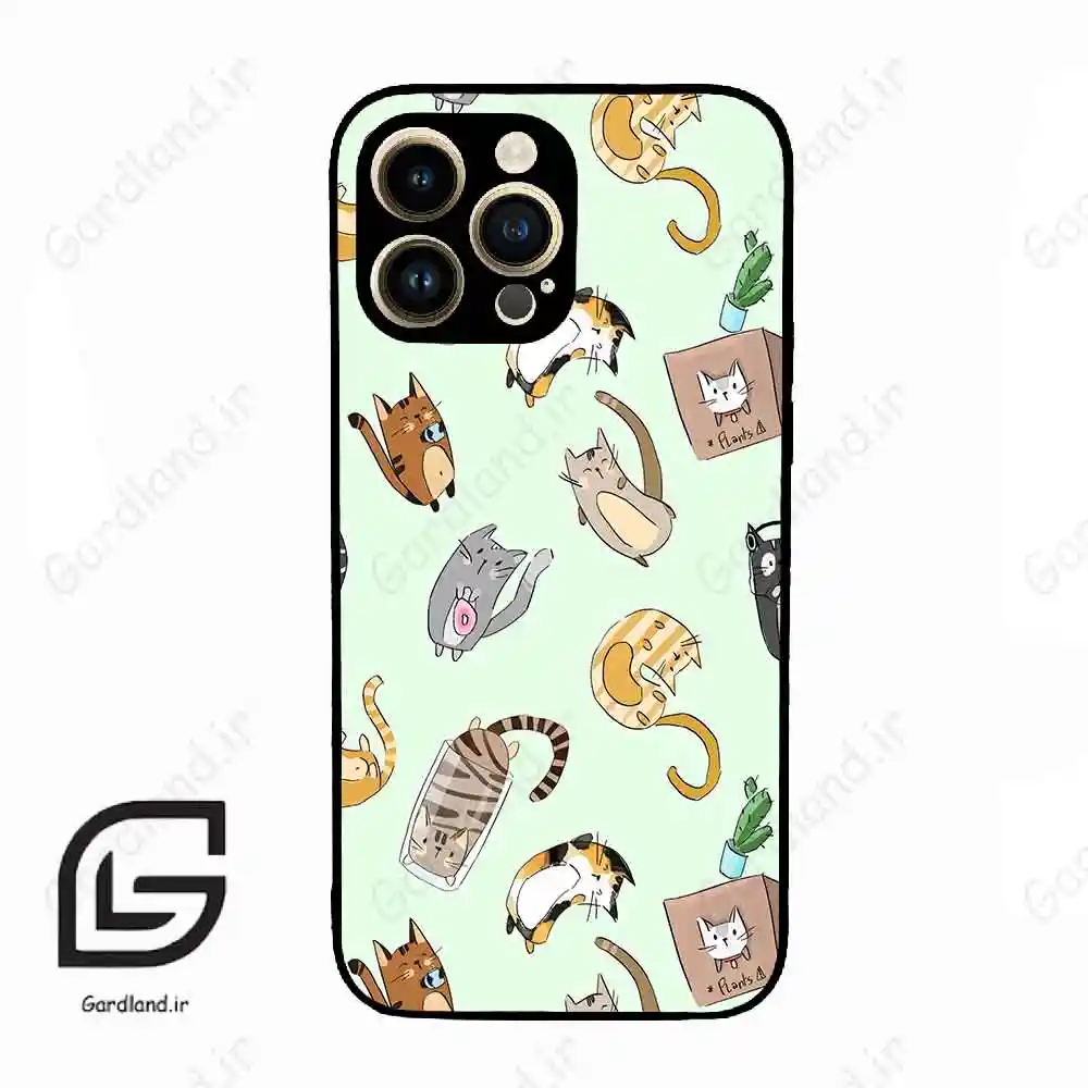 قاب گوشی آیفون 14 پرو (Iphone 14 Pro ) طرح گربه کد 2622