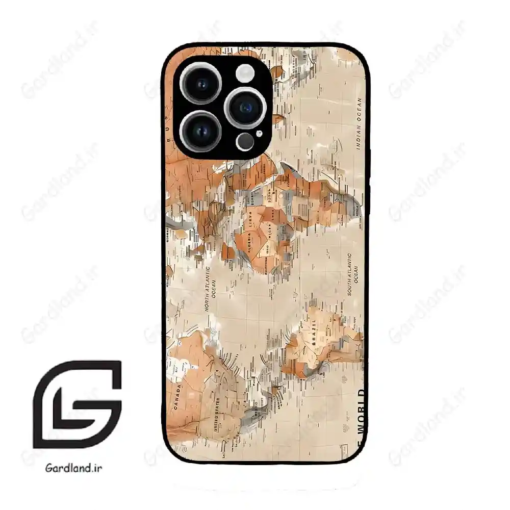 قاب گوشی آیفون 14 پرومکس (Iphone 14 Pro Max ) طرح نقشه کد 2187