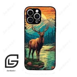 قاب گوشی آیفون 14 پرومکس (Iphone 14 Pro Max ) طرح گوزن کد 2471