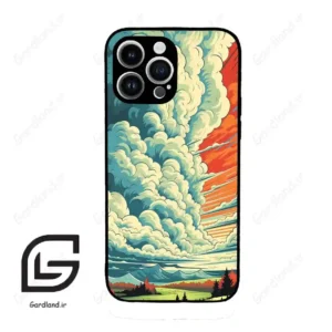 قاب گوشی آیفون 14 پرومکس (Iphone 14 Pro Max ) طرح ابرنگی کد 2491
