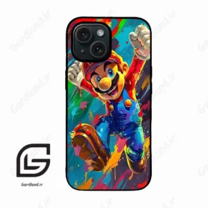 قاب گوشی آیفون 15 (Iphone 15 ) طرح سوپرماریو کد 2016