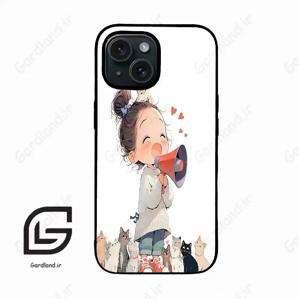 قاب گوشی آیفون 15 (Iphone 15 ) طرح دخترانه کد 2027
