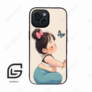 قاب گوشی آیفون 15 (Iphone 15 ) طرح دخترانه کد 2032