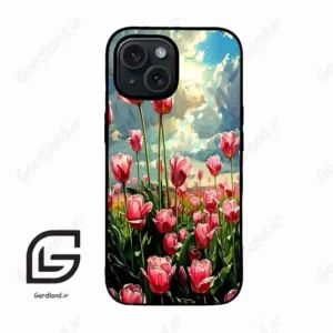 قاب گوشی آیفون 15 (Iphone 15 ) طرح گل کد 2055