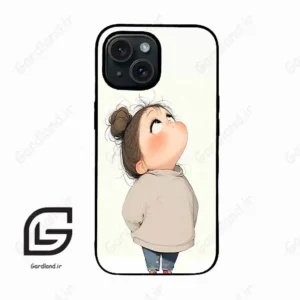 قاب گوشی آیفون 15 (Iphone 15 ) طرح دختر کد 2057