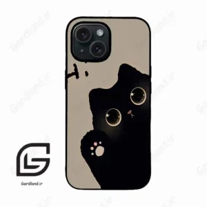 قاب گوشی آیفون 15 (Iphone 15 ) طرح گربه کد 2059