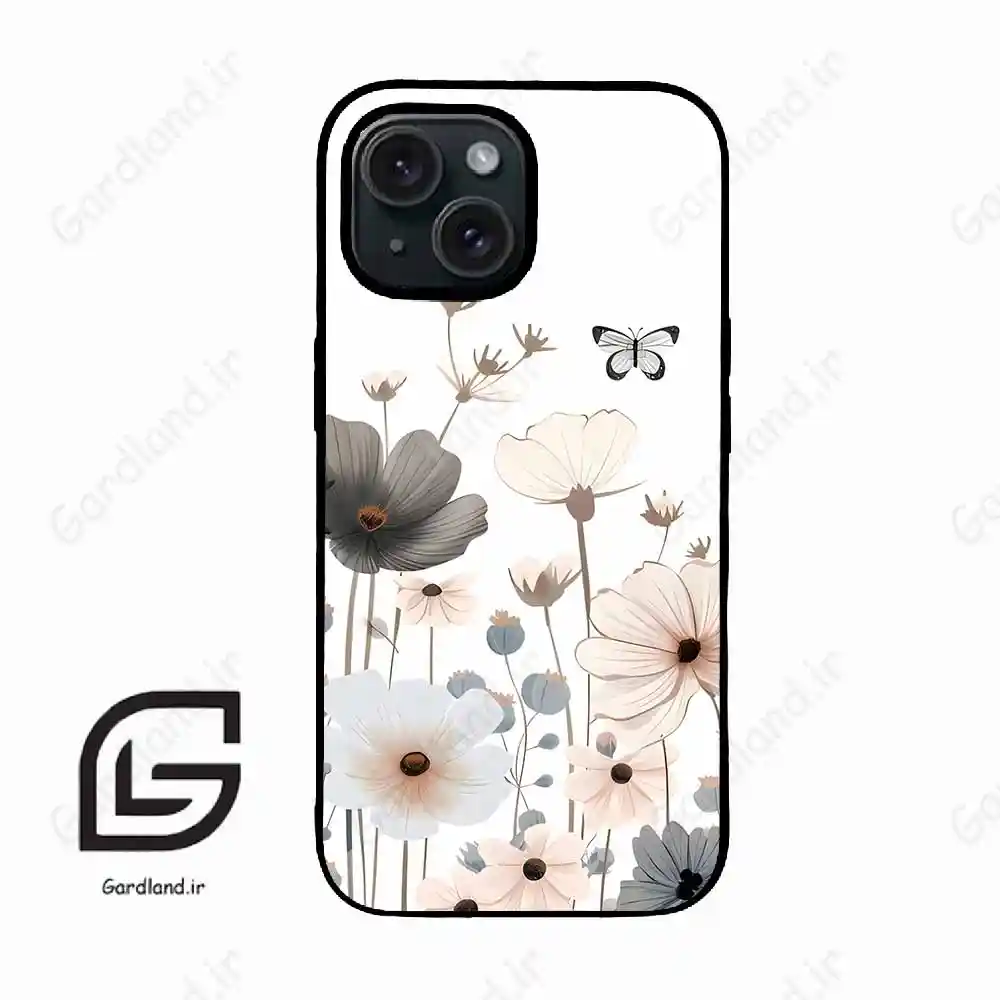 قاب گوشی آیفون 15 (Iphone 15 ) طرح گل کد 2081