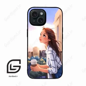 قاب گوشی آیفون 15 (Iphone 15 ) طرح دخترانه کد 2086