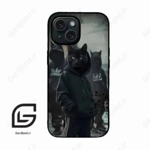 قاب گوشی آیفون 15 (Iphone 15 ) طرح گربه کد 2091
