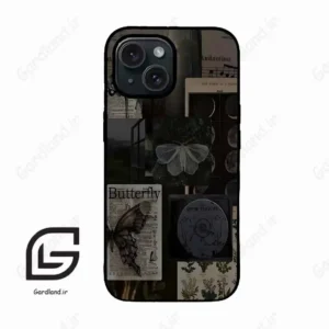 قاب گوشی آیفون 15 (Iphone 15 ) طرح پروانه کد 2096