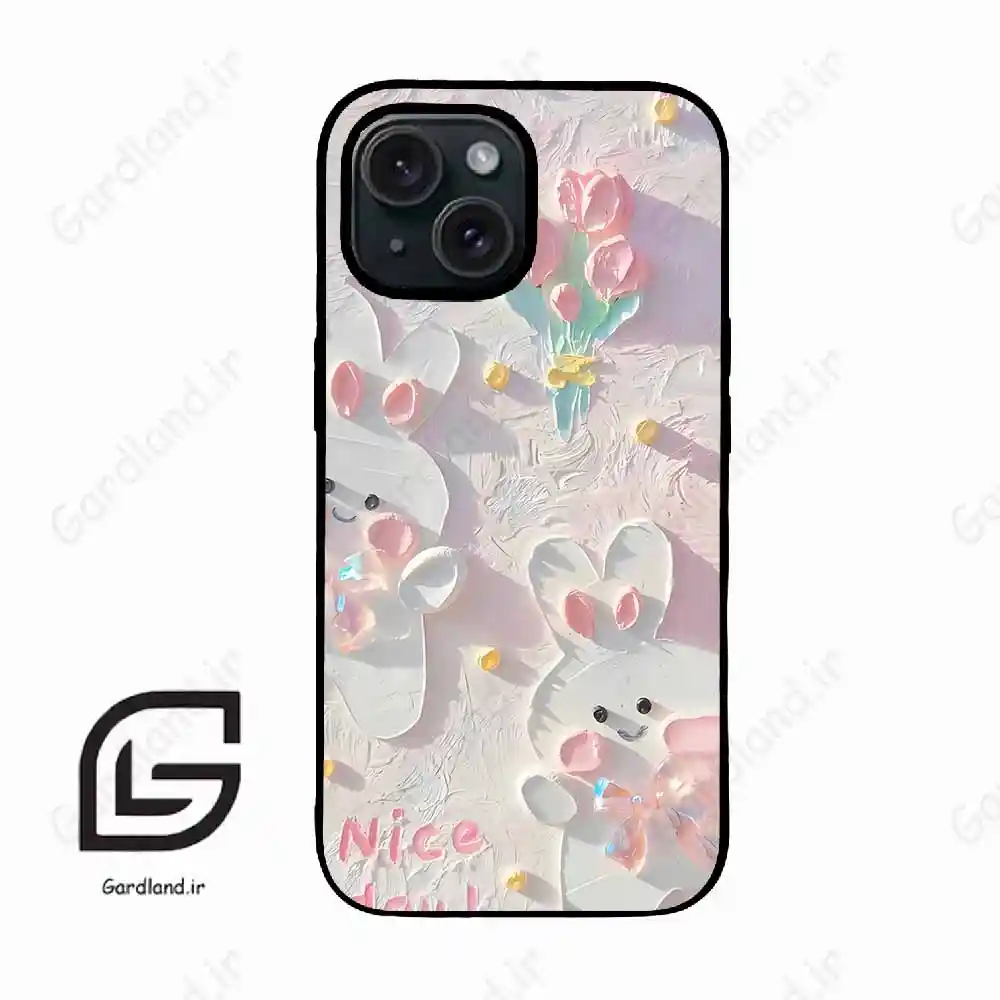 قاب گوشی آیفون 15 (Iphone 15 ) طرح خرگوشی کد 2097