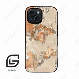 قاب گوشی آیفون 15 (Iphone 15 ) طرح نقشه کد 2187