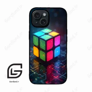 قاب گوشی آیفون 15 (Iphone 15 ) طرح مکعب کد 2222