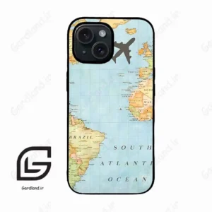 قاب گوشی آیفون 15 (Iphone 15 ) طرح نقشه کد 2243