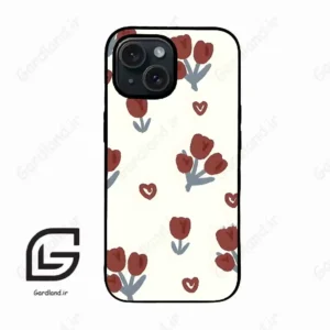 قاب گوشی آیفون 15 (Iphone 15 ) طرح گل کد 2252