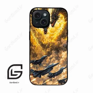 قاب گوشی آیفون 15 (Iphone 15 ) طرح گودزیلا کد 2377