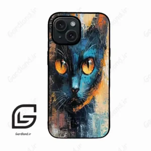 قاب گوشی آیفون 15 (Iphone 15 ) طرح گربه کد 2397