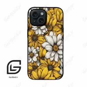 قاب گوشی آیفون 15 (Iphone 15 ) طرح گل کد 2402
