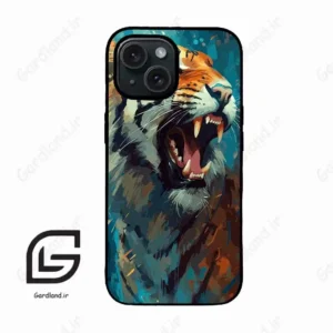 قاب گوشی آیفون 15 (Iphone 15 ) طرح ببر کد 2409