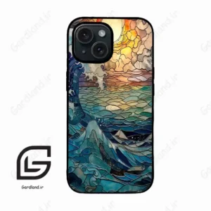 قاب گوشی آیفون 15 (Iphone 15 ) طرح موج کد 2413