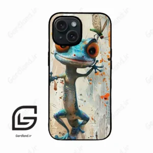 قاب گوشی آیفون 15 (Iphone 15 ) طرح مارمولک کد 2414