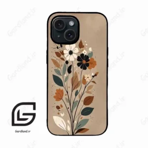 قاب گوشی آیفون 15 (Iphone 15 ) طرح گل کد 2436