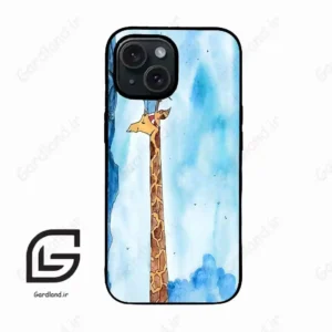 قاب گوشی آیفون 15 (Iphone 15 ) طرح زرافه کد 2456