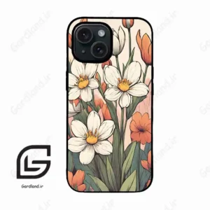 قاب گوشی آیفون 15 (Iphone 15 ) طرح گل کد 2475