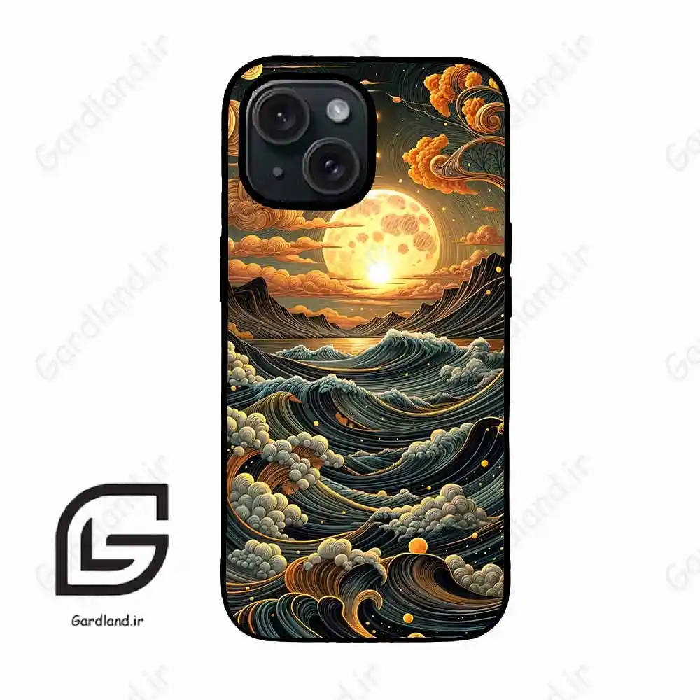 قاب گوشی آیفون 15 (Iphone 15 ) طرح غروب کد 2505