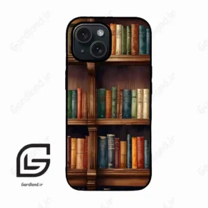 قاب گوشی آیفون 15 (Iphone 15 ) طرح کتابخانه کد 2527
