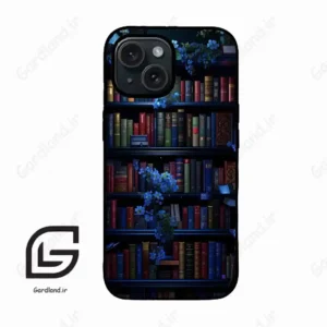 قاب گوشی آیفون 15 (Iphone 15 ) طرح کتابخانه کد 2528