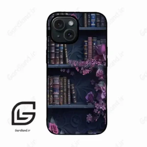 قاب گوشی آیفون 15 (Iphone 15 ) طرح کتابخانه کد 2529