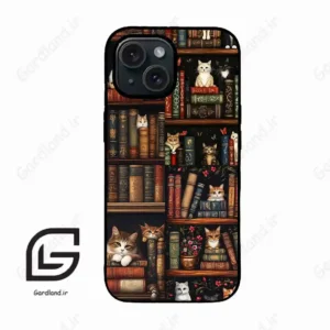 قاب گوشی آیفون 15 (Iphone 15 ) طرح کتابخانه کد 2532