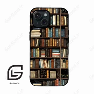 قاب گوشی آیفون 15 (Iphone 15 ) طرح کتابخانه کد 2533