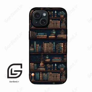 قاب گوشی آیفون 15 (Iphone 15 ) طرح کتابخانه کد 2536