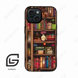 قاب گوشی آیفون 15 (Iphone 15 ) طرح کتابخانه کد 2537