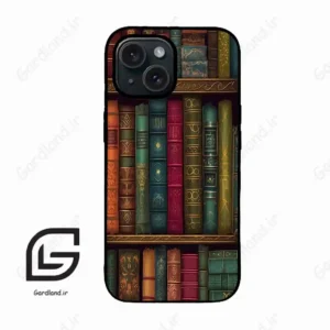 قاب گوشی آیفون 15 (Iphone 15 ) طرح کتابخانه کد 2538