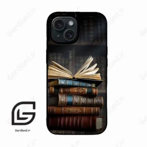 قاب گوشی آیفون 15 (Iphone 15 ) طرح کتابخانه کد 2539