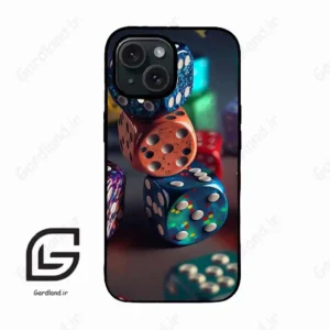 قاب گوشی آیفون 15 (Iphone 15 ) طرح تاس کد 2556