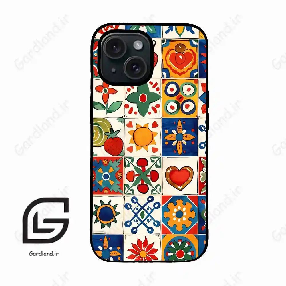 قاب گوشی آیفون 15 (Iphone 15 ) طرح کاشی کد 2594