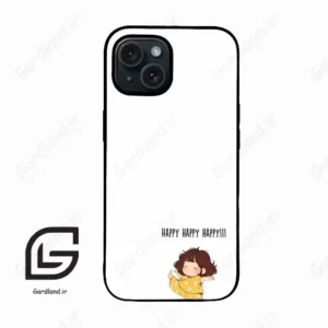 قاب گوشی آیفون 15 (Iphone 15 ) طرح خوشحال کد 2647
