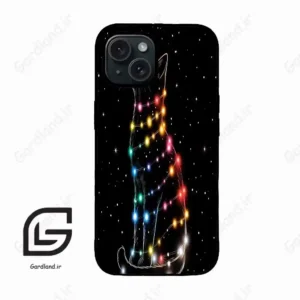 قاب گوشی آیفون 15 (Iphone 15 ) طرح گربه کد 2653
