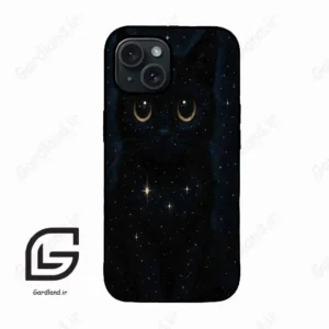 قاب گوشی آیفون 15 (Iphone 15 ) طرح گربه کد 2655