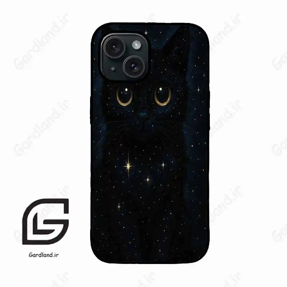 قاب گوشی آیفون 15 (Iphone 15 ) طرح گربه کد 2655