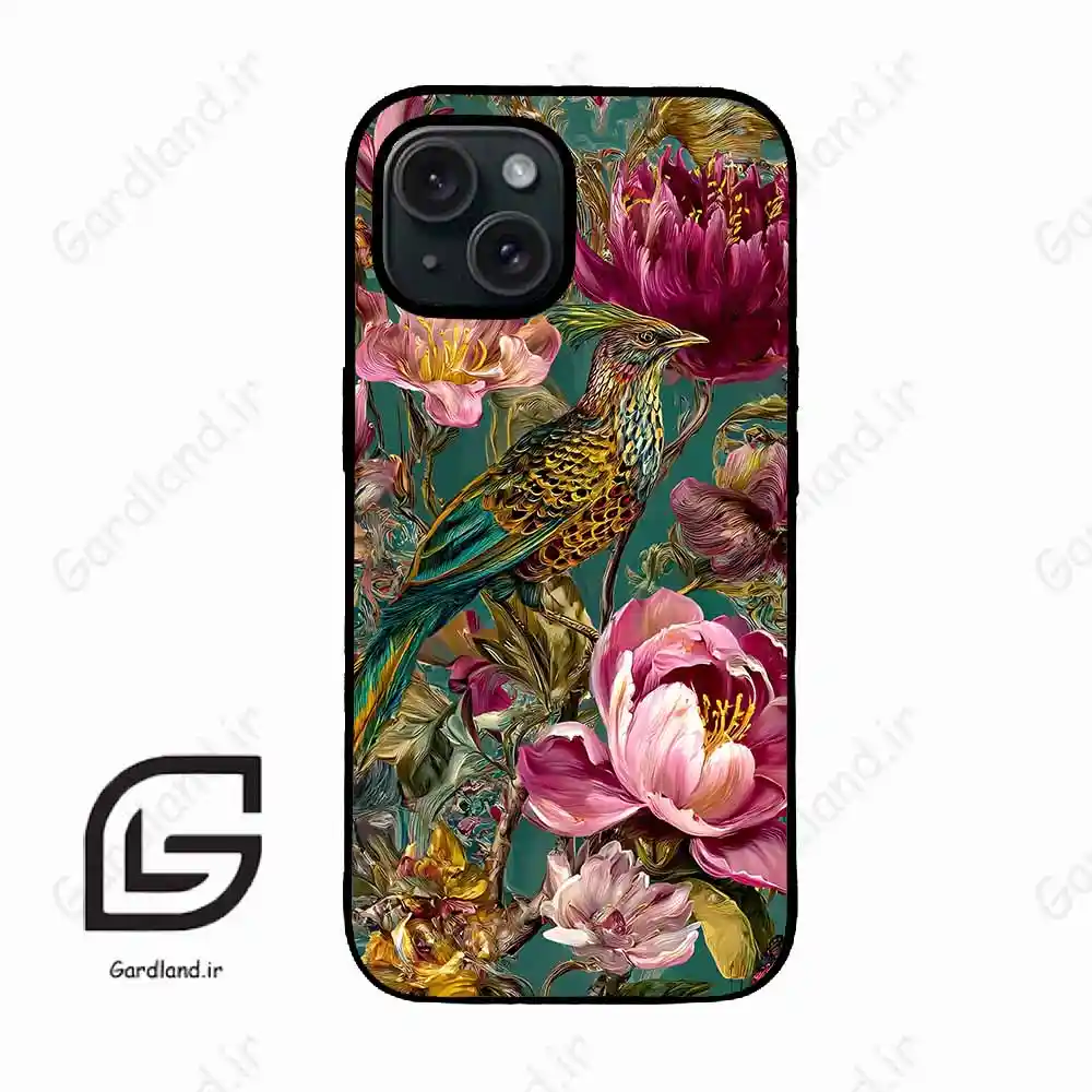 قاب گوشی آیفون 15 (Iphone 15 ) طرح گل کد 2671