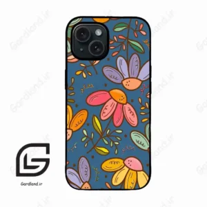 قاب گوشی آیفون 15 (Iphone 15 ) طرح گل کد 2685