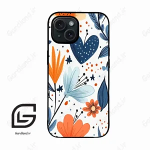 قاب گوشی آیفون 15 (Iphone 15 ) طرح گل کد 2686
