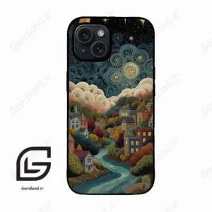 قاب گوشی آیفون 15 (Iphone 15 ) طرح دهکده کد 2736